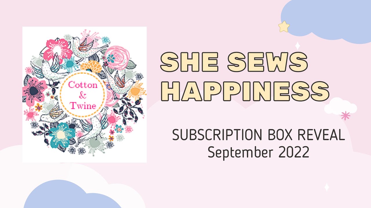 Cotton & Twine Cross Stitch Subscription Box - September 2022