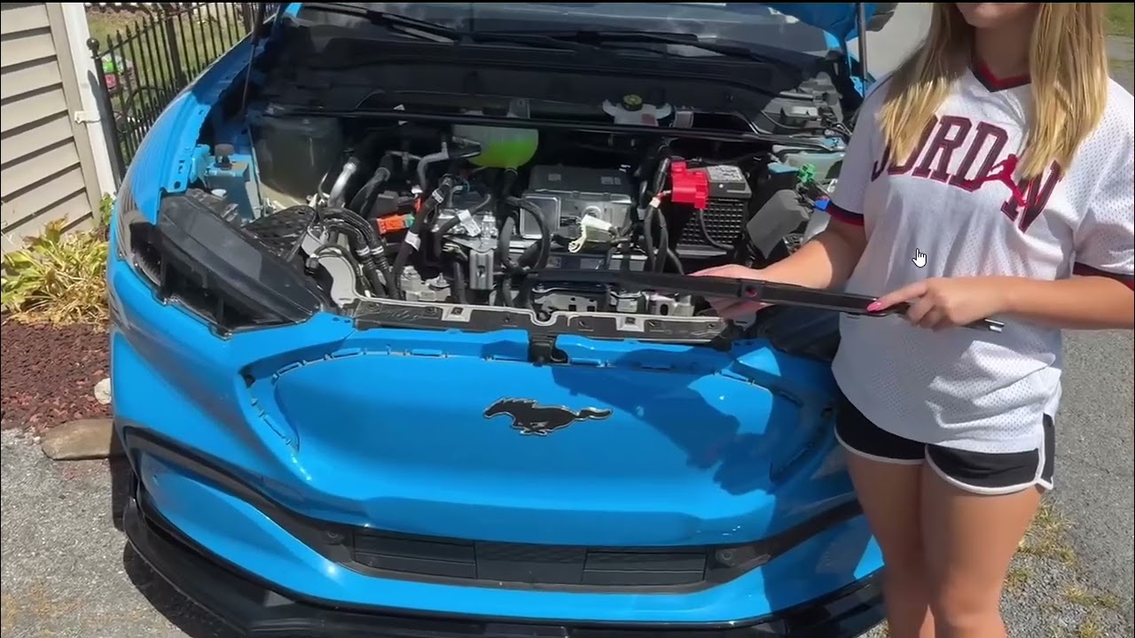 MUSTANG MACH-E NON-GT 3D GRILL INSTAL ... by JEFF DOANE and his Daughter