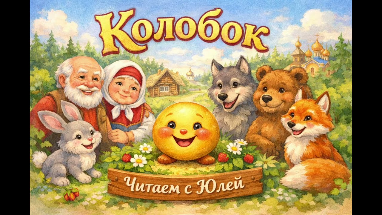 Колобок | Чтение вслух | Сказка для детей