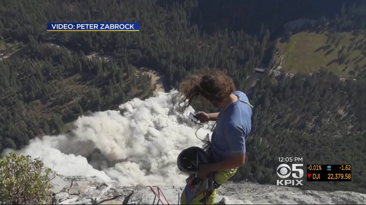 New Detail Surface After Two Major Rock Slides At Yosemite