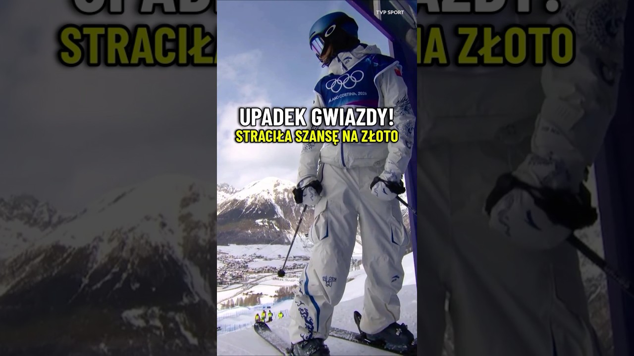 UPADEK EILEEN GU ODEBRAŁ SZANSĘ NA ZŁOTO | IGRZYSKA OLIMPIJSKIE #SHORTS #WINTEROLYMPICS