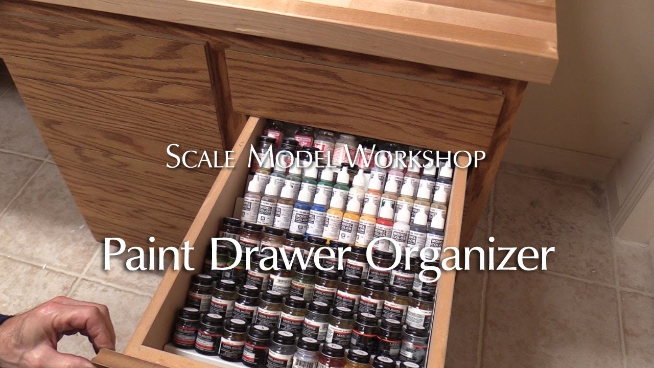Model Paint Drawer Organizer