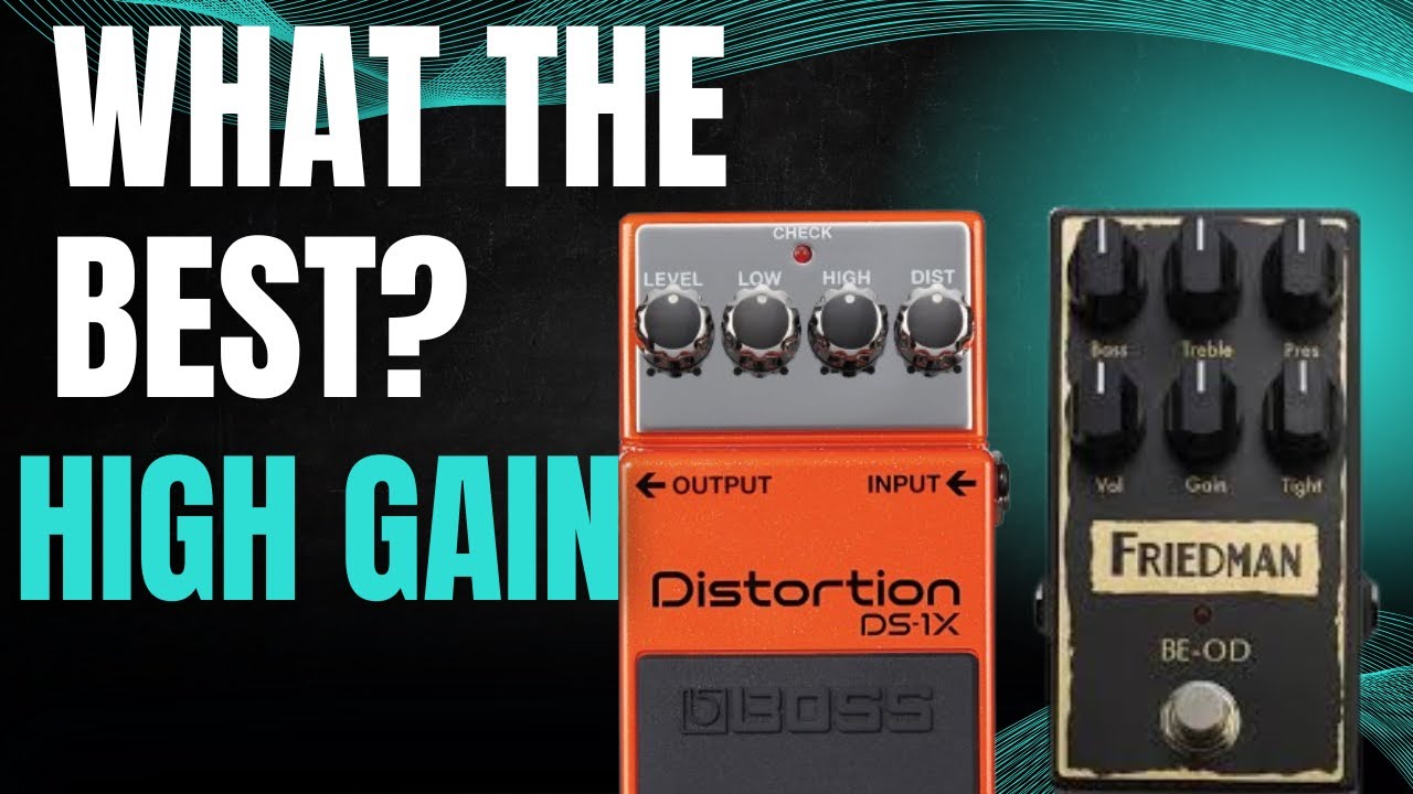 Boss Ds1x Distortion  vs Friedman Be Od No Talk