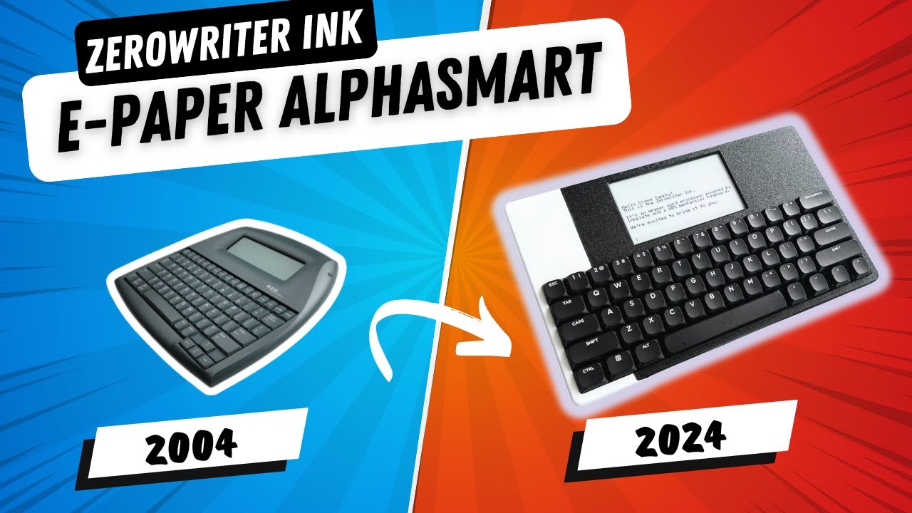 Making An e-Paper Alphasmart Neo
