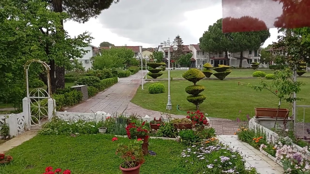 AYVALIK ALTINOVA. ŞİMŞEK, GÖKGÜRÜLTÜSÜ, YAĞMUR.
