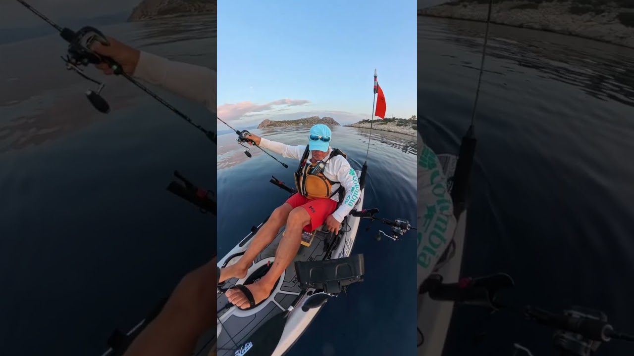 Hobie Lynx-Two groupers in a row.