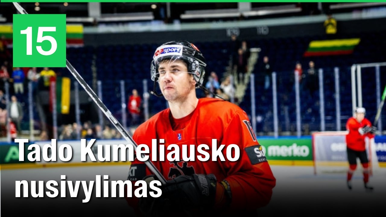 Tadas Kumeliauskas liko nusivylęs paskutiniu savo maču Lietuvos ledo ritulio rinktinėje