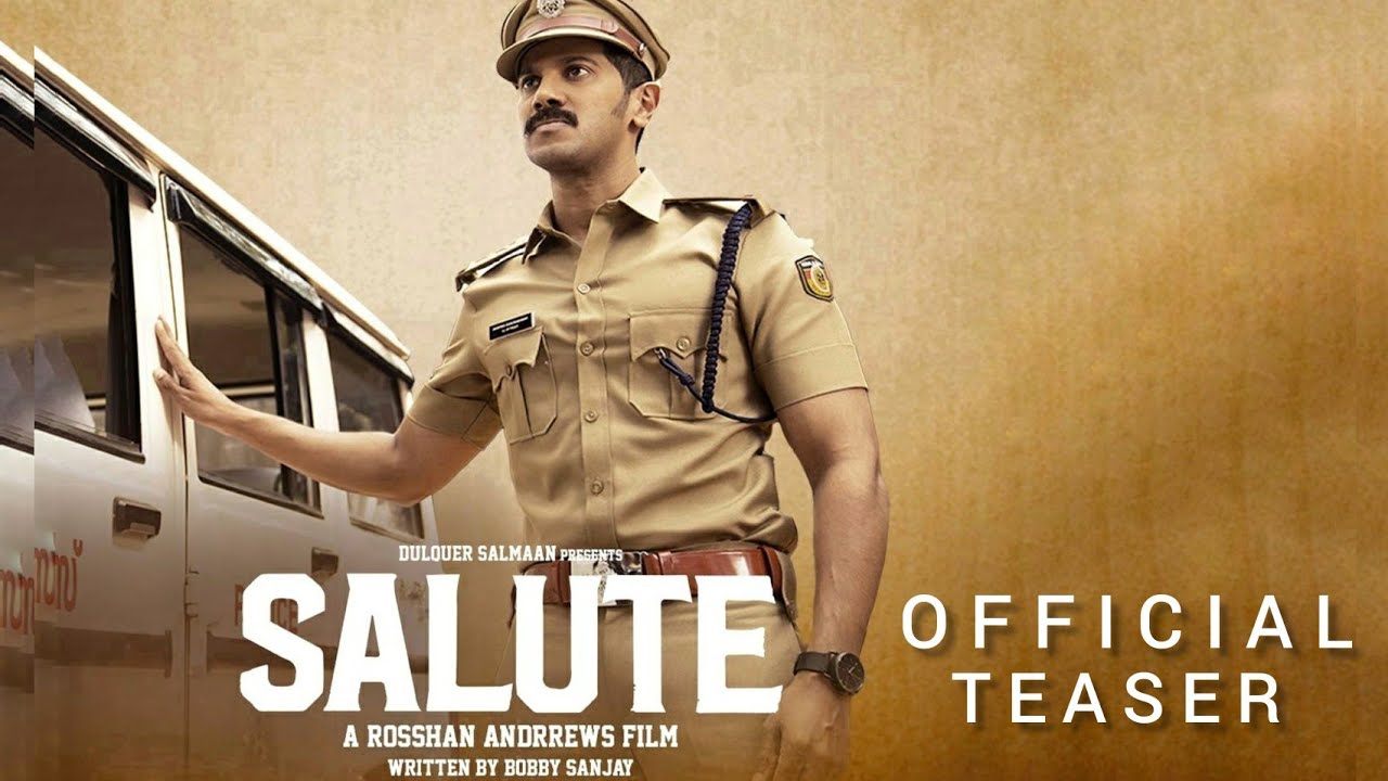 Salute -Official Teaser Look | Dulquer Salmaan | Roshan Andrrews | Bobby &Sanjay | Wayfare | Trailer