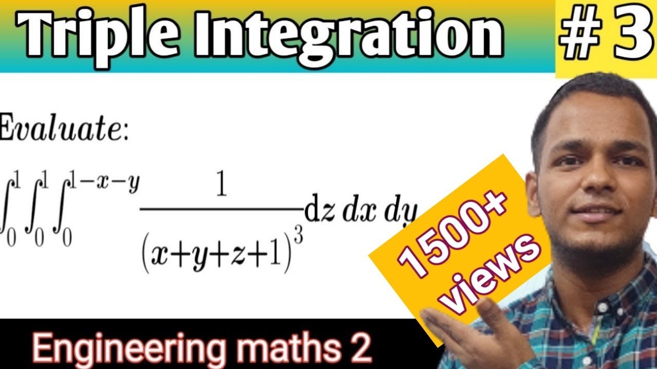 1.3.2 triple Integration Engineering maths 2 in hindi