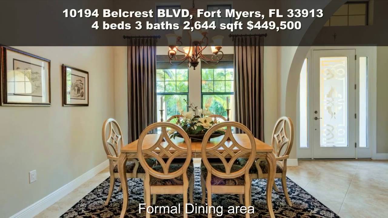 10194 Belcrest Blvd Pristine Pool Home - Hampton Park / Gateway Fort Myers Florida