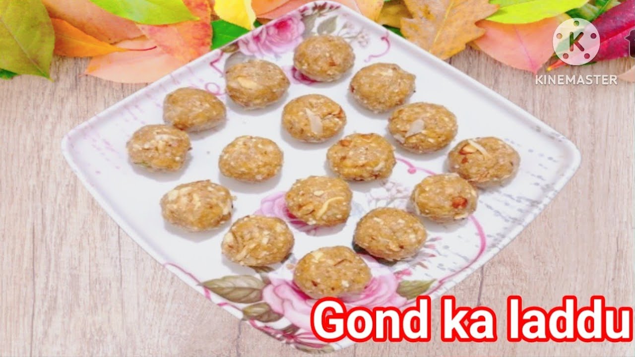 ठंडी के दिनों के लिए बनाए गोंद के लड्डू |Gond ke laddu | Gond ke laddu recipe