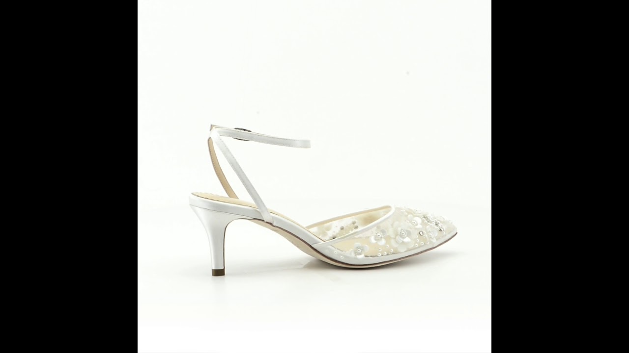 Bella Belle Rosa Ivory Kitten Heels
