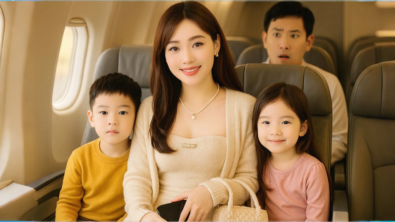 Tình Cờ Ngồi Cạnh Vợ Cũ Trên Máy Bay, Giám Đốc Chết Lặng Khi Nghe Hai Bé Gọi ‘Mẹ Ơi!’