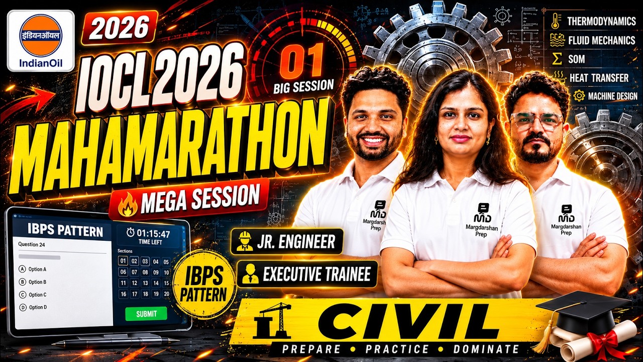 IOCL Exam 2026 Civil Engg | IOCL Exam Preparation  IOCL Civil Exam