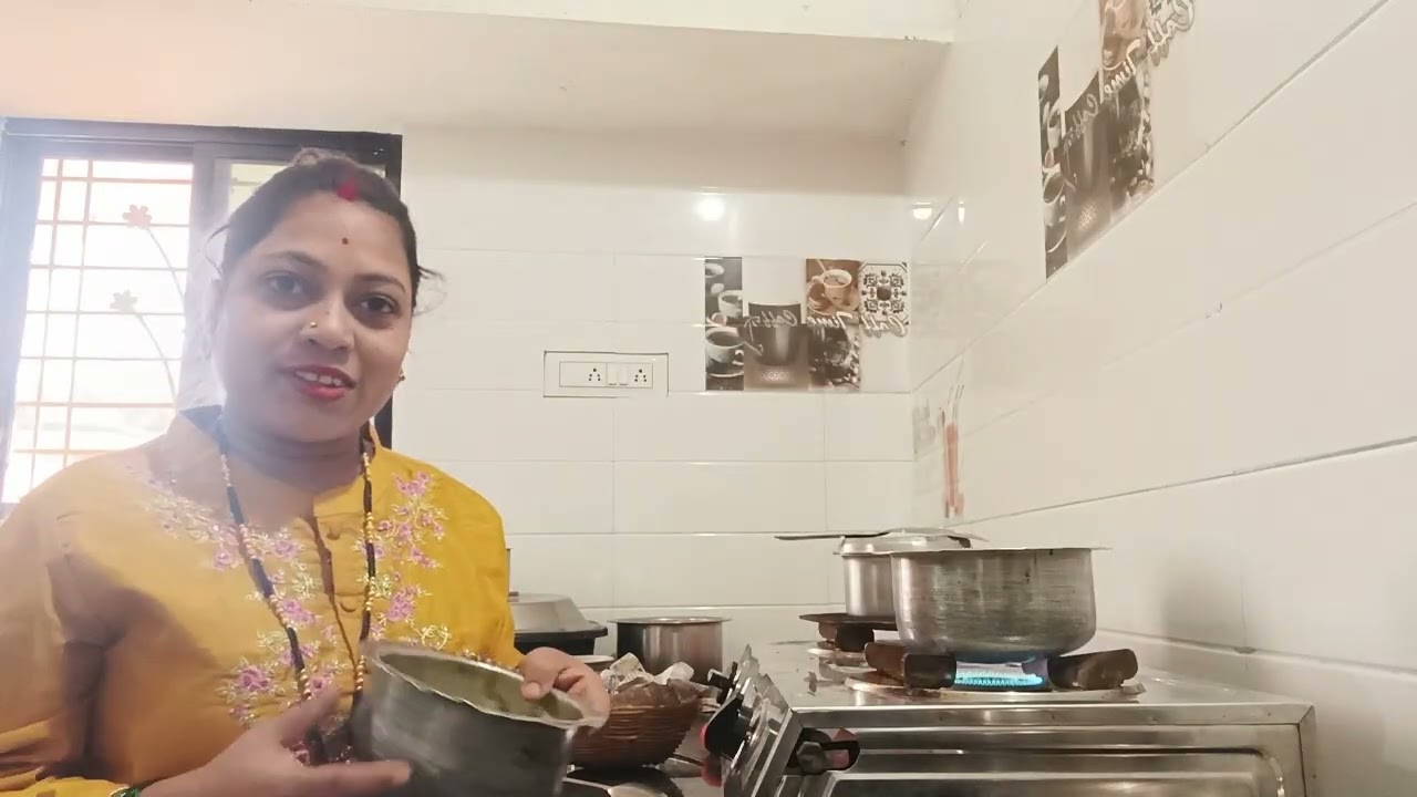 पोपटी चे दाने आणि वांगे  ची भाजी पोड़ी डब्बावर #गृहिणी जयश्री राम 