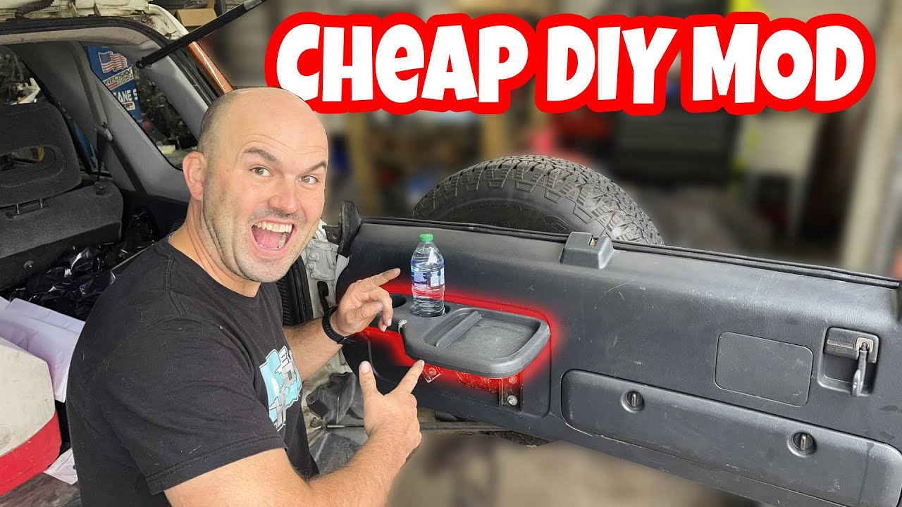 Installing a Cupholder on Tailgate of 97-01  Honda CRV | RD1 RD2 RD3
