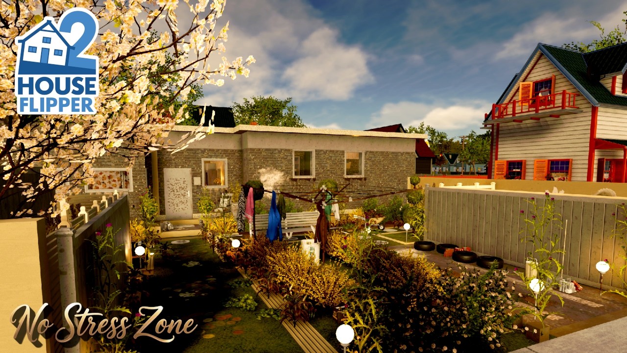 House Flipper 2 &ndash; Grandmas Old Bungalow Build | No Commentary custom job