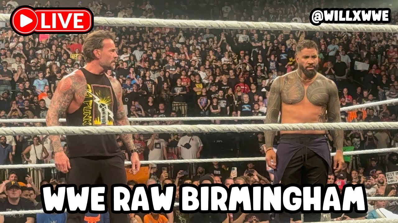 WWE RAW BIRMINGHAM FRONT ROW VLOG 25TH AUGUST 2025