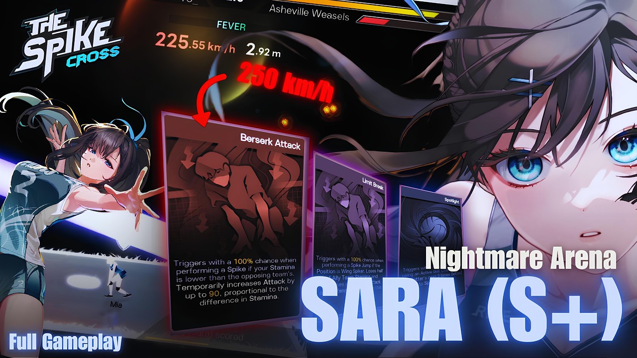 Nightmare arena - SARA (S+!) Broken Combo, Full Gameplay | The Spike Cross