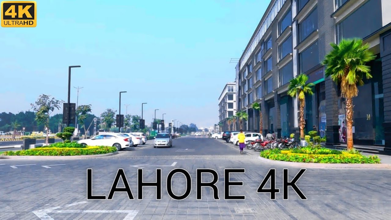Lahore 4K - Drive from Phase 6 D.H.A to Phase 5