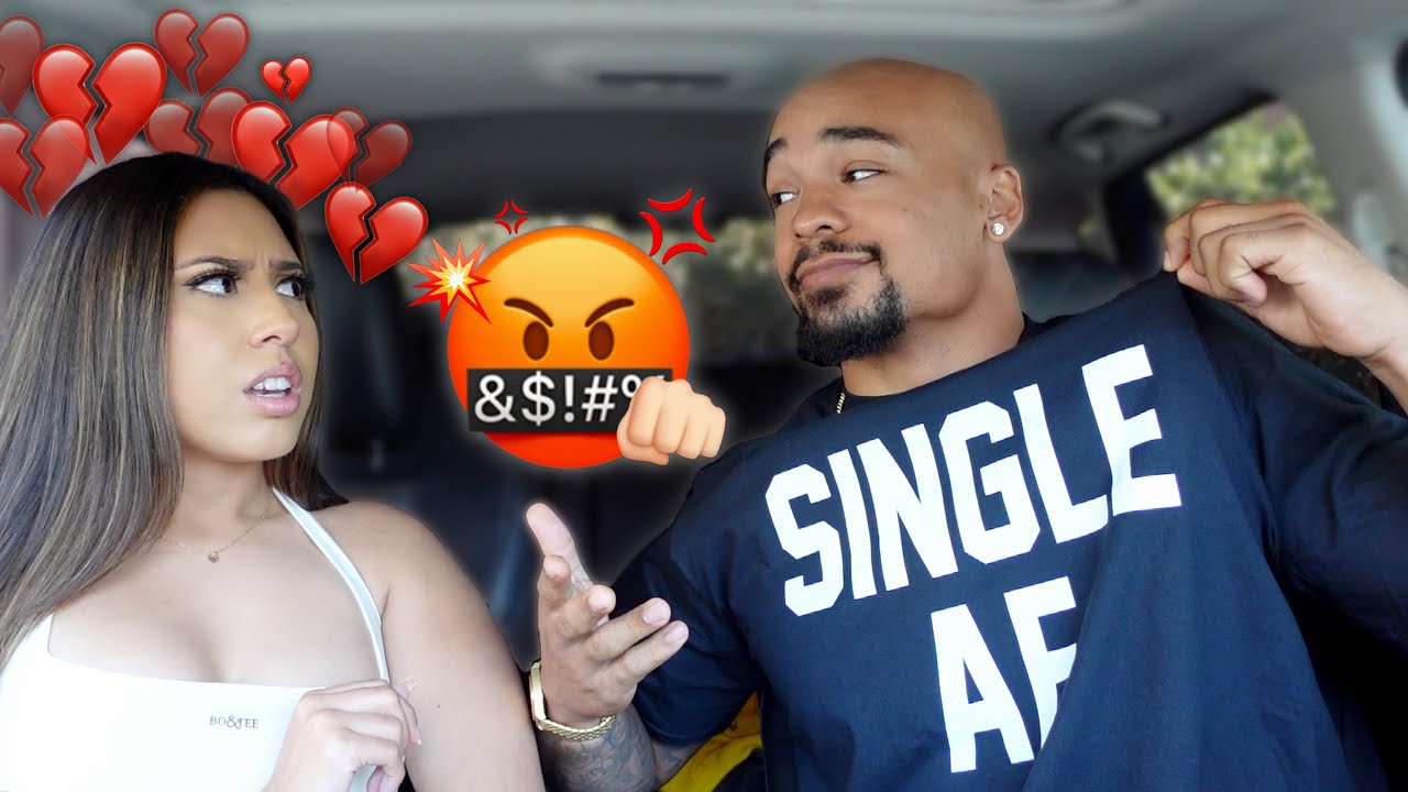 WEARING A “SINGLE AF” T-SHIRT TO SEE HOW MY GIRLFRIEND REACTS
