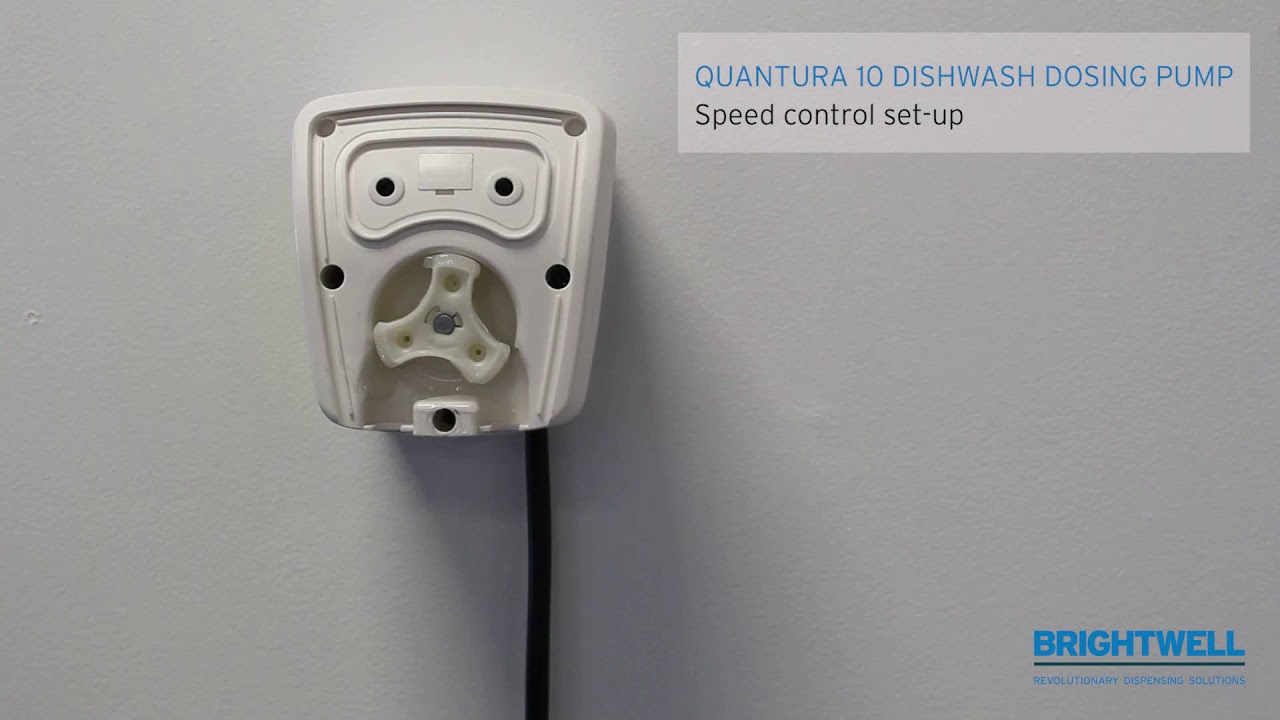 Quantura 10 Diswash dosing system - Speed controlled mode set-up