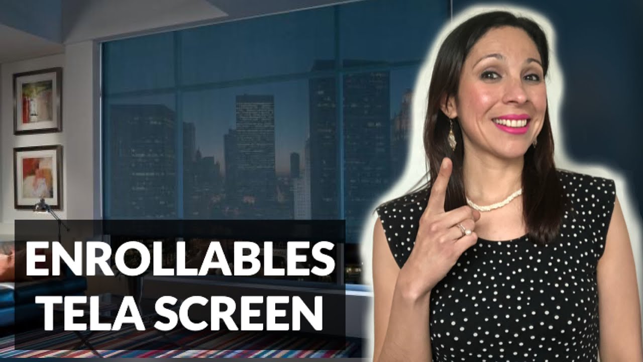 ⭐Tipos de TELAS de Persianas ENROLLABLES 🎯 de Tela Screen y Opaca FUNCIONES