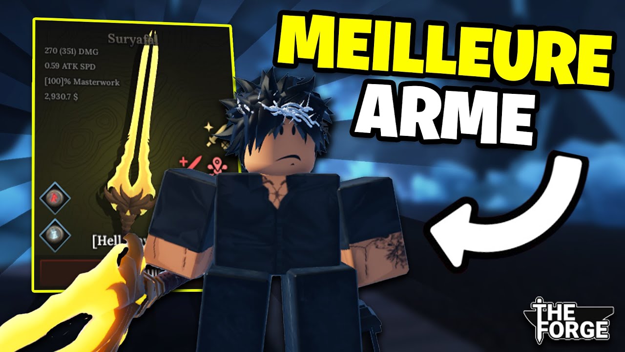 J'AI FORGÉ L'ARME LA PLUS CHEATÉ DE THE FORGE ROBLOX !