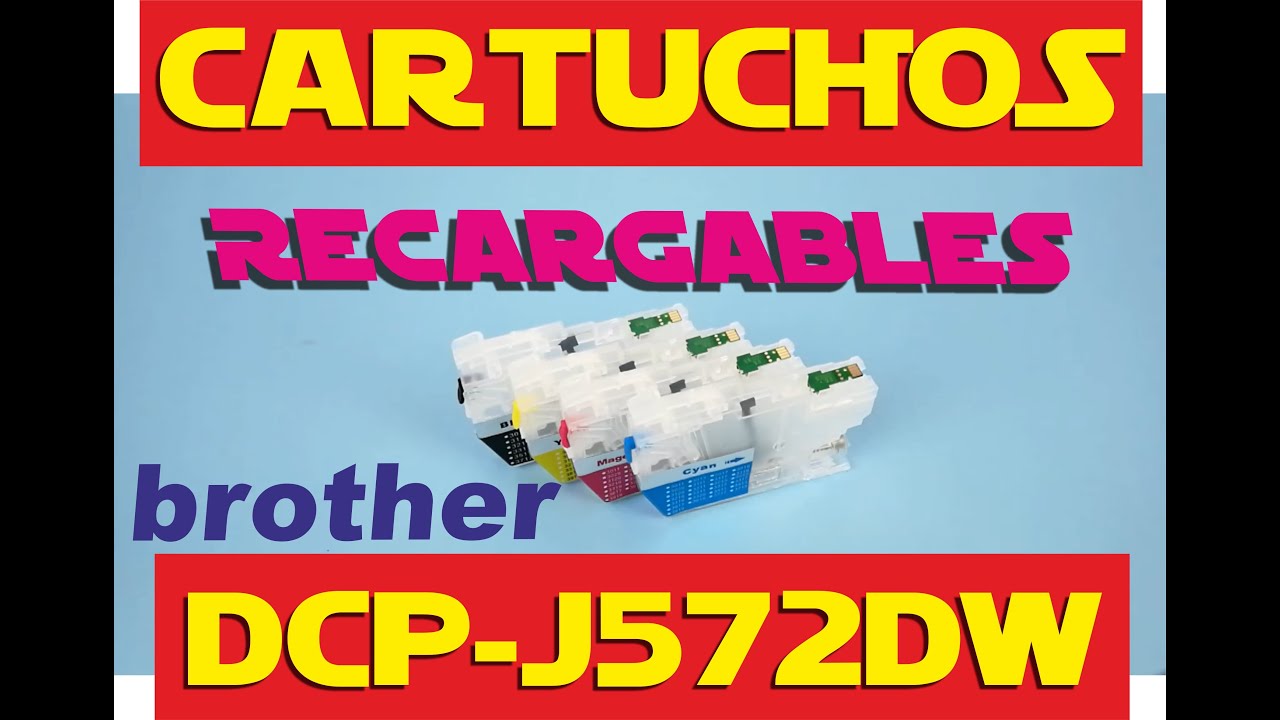 BROTHER DCP-J572DW CARTUCHOS RECARGABLES BROTHER LC3211 LC3213