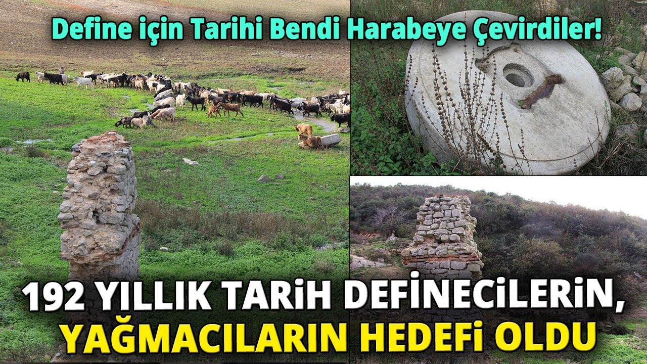 ‘Şamlar Bendi’nin Uğradığı Tahribat Görüntülendi