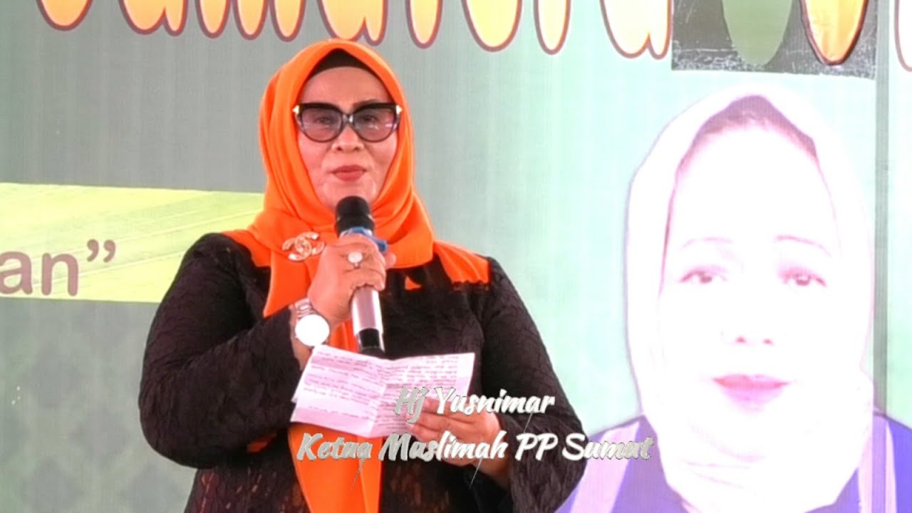 07 Kata Sambutan Dari Ketua Majelis Ta'lim Muslimah PP Sumatera Utara
