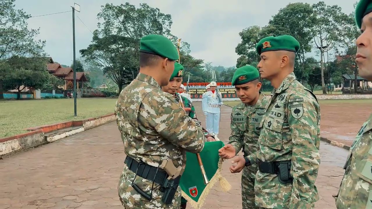 Danbrigif 11/Badik Sakti Pimpin Sertijab Danyonif 721/Mks
