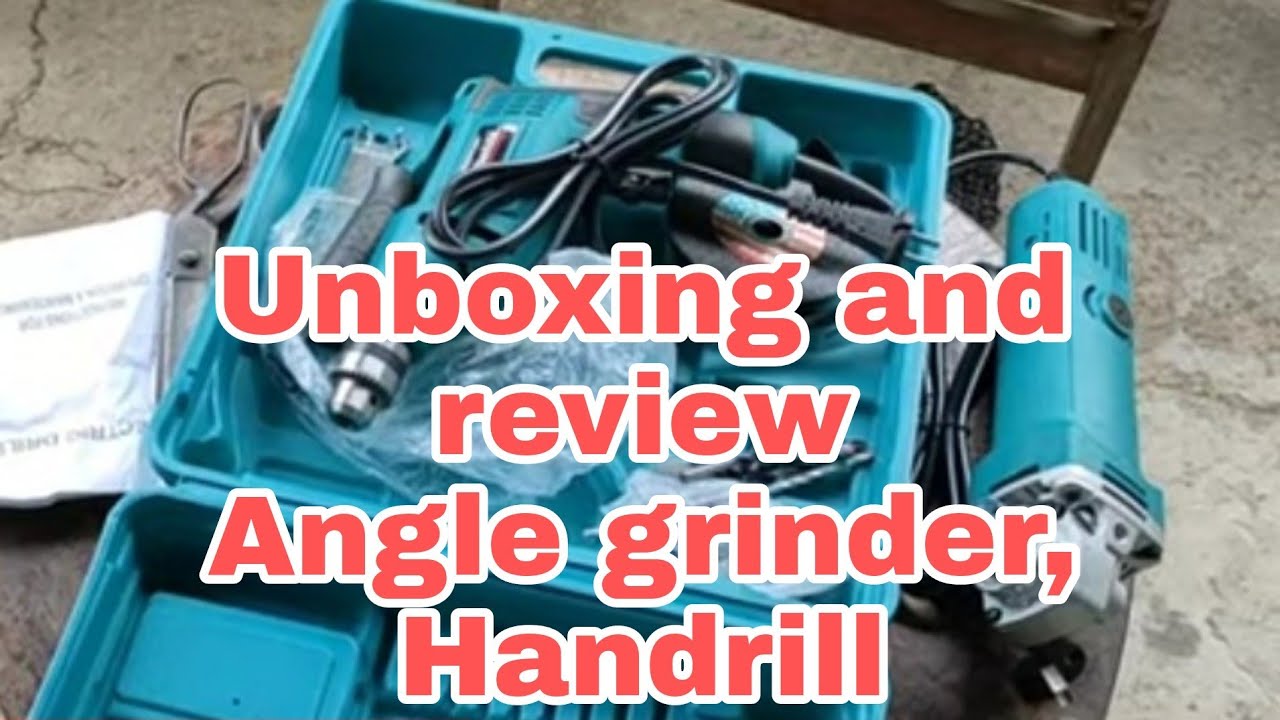 Unboxing Angle Grinder and Hand Drill||Bert DC