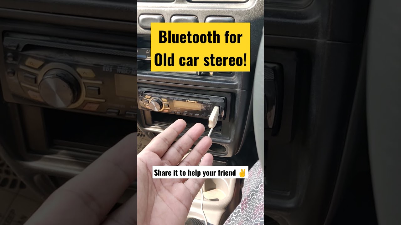 Bluetooth for Old car stereo! #shorts #cartips #cars