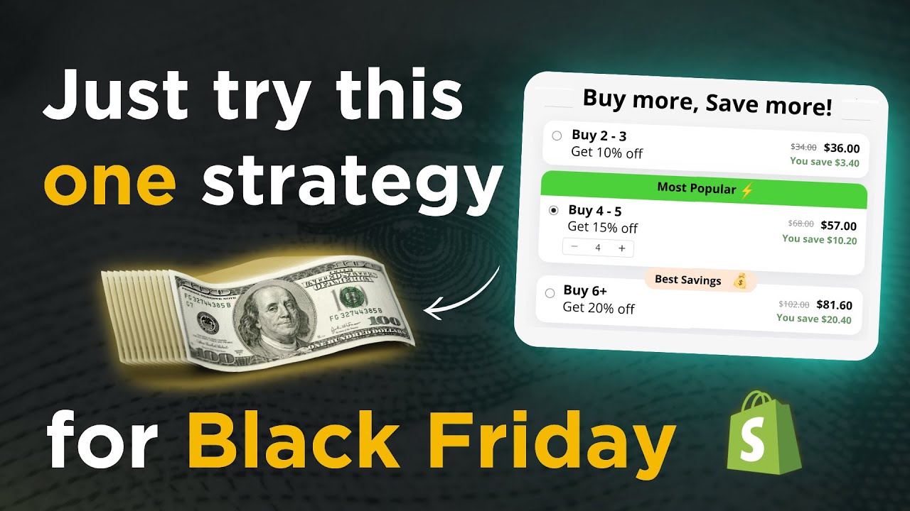 Shopify Black Friday Discount Setup (2026) | Winning Idea for Last Minute