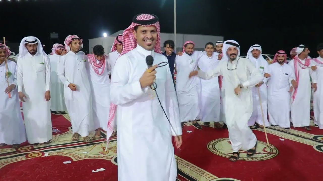 زواج حسن علي عقيل الصالحي | خطوة على يدي | غناء مفرح بن صمان