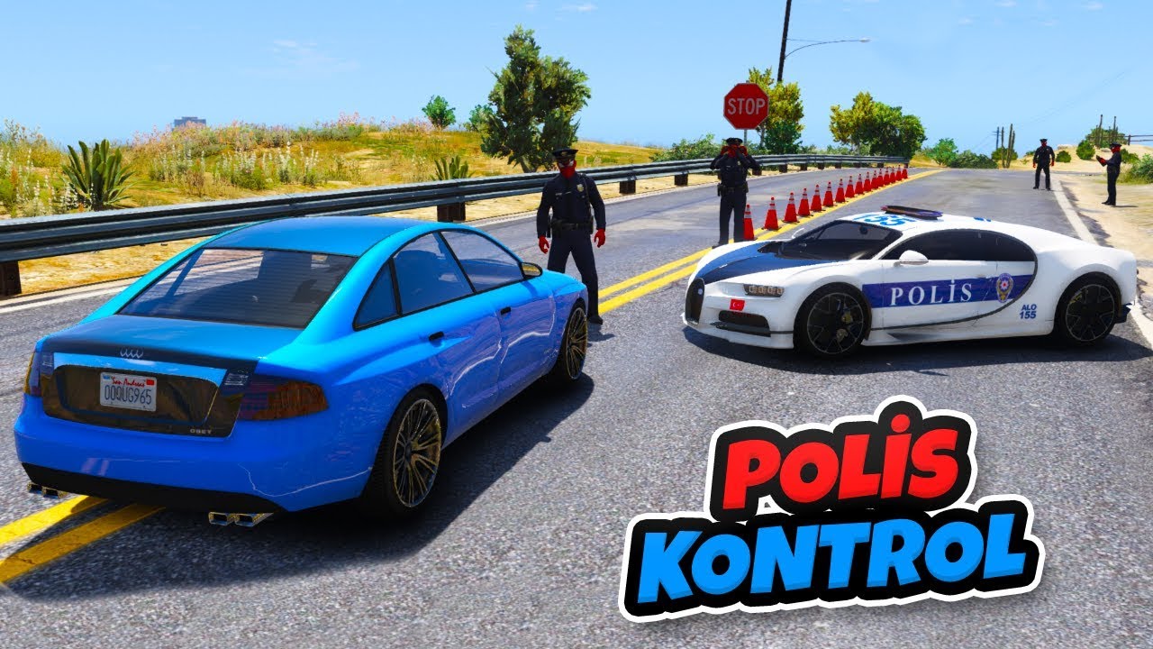 Hızlı Polis Arabalar ile Radar Kontrolü Yapıyoruz - GTA 5