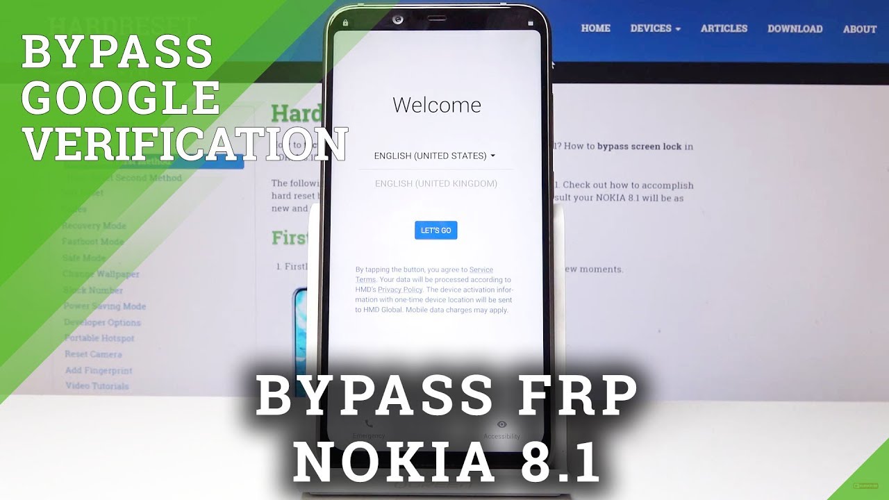 How to Bypass Google Verification in NOKIA 8.1 - Remove Factory Reset Protection