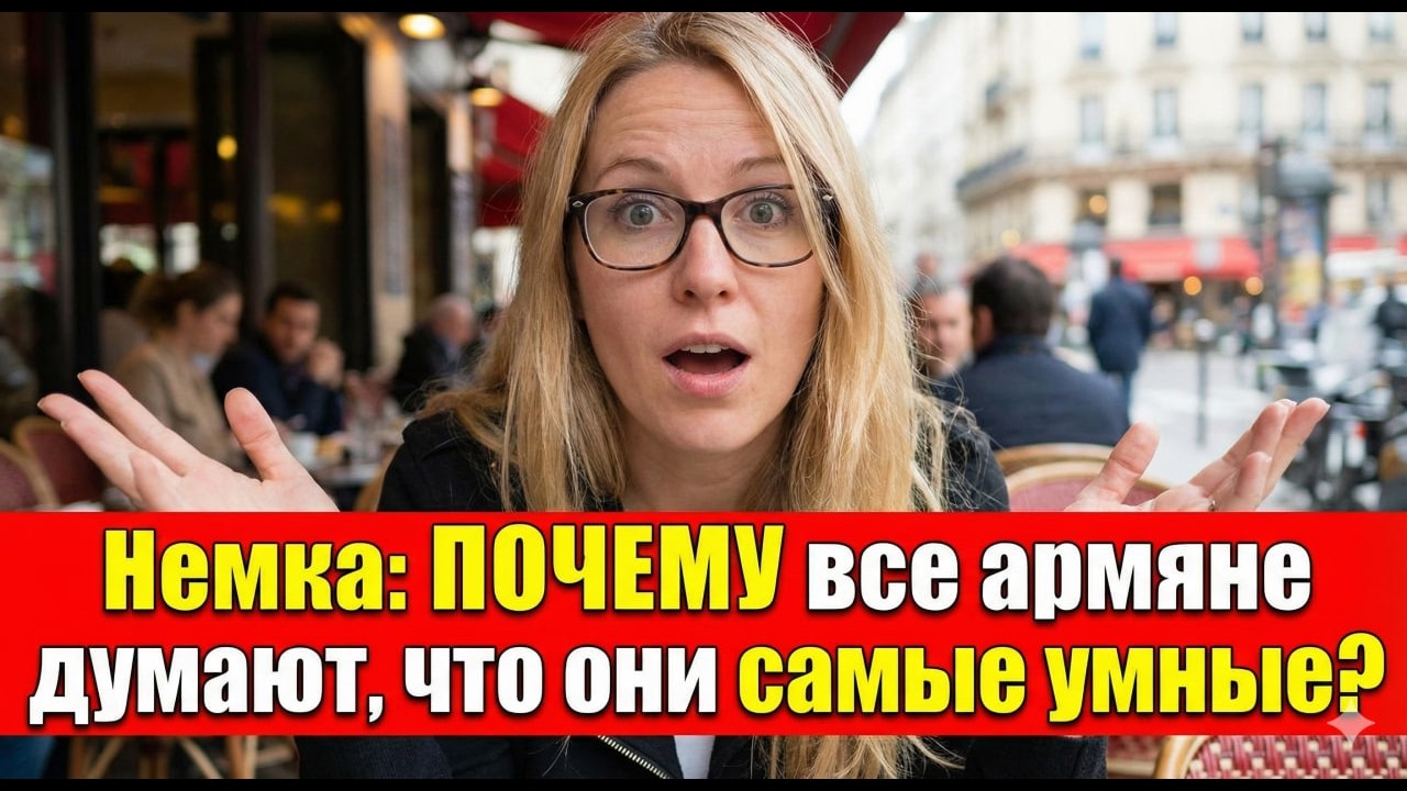 Немка в ШОКЕ: ПОЧЕМУ все армяне думают, что они САМЫЕ УМНЫЕ?