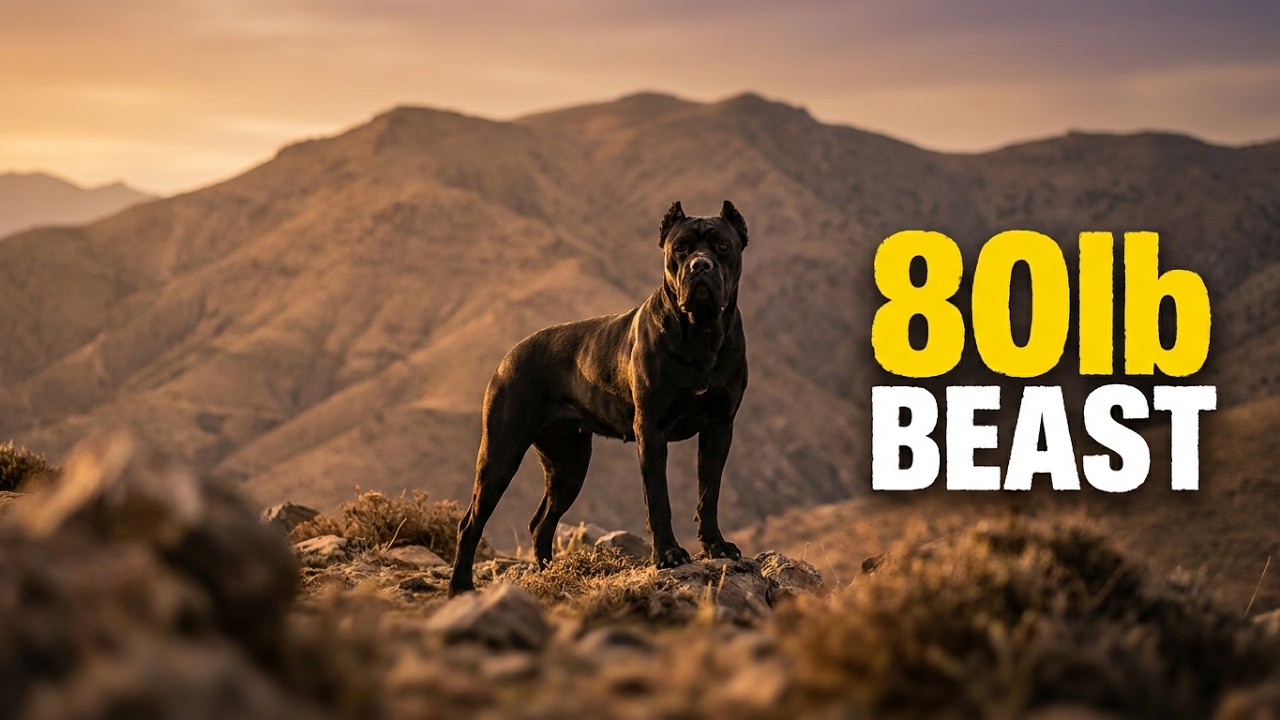 80lb Cane Corso Faces EPIC Snow Storm in Morocco's Atlas Mountains! ❄️🐕