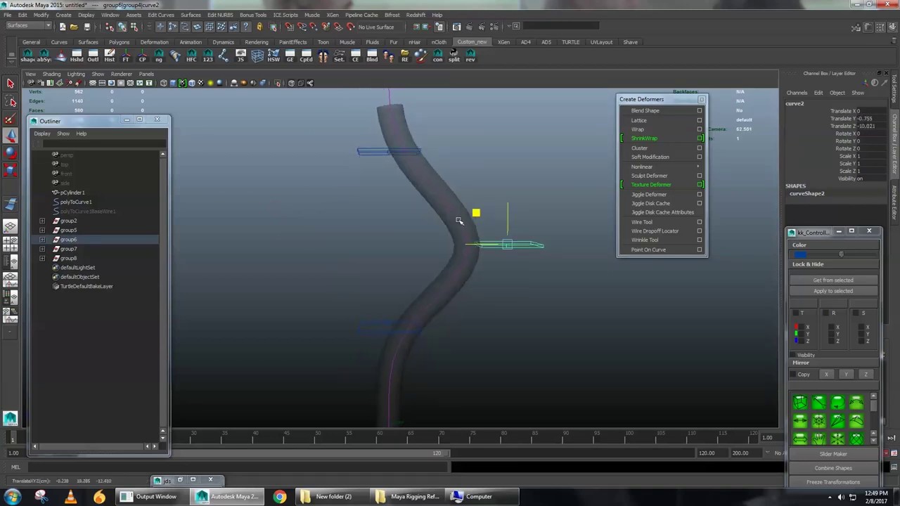 Wire Deformer Maya |For Prop Rig | (Urdu \ Hindi )