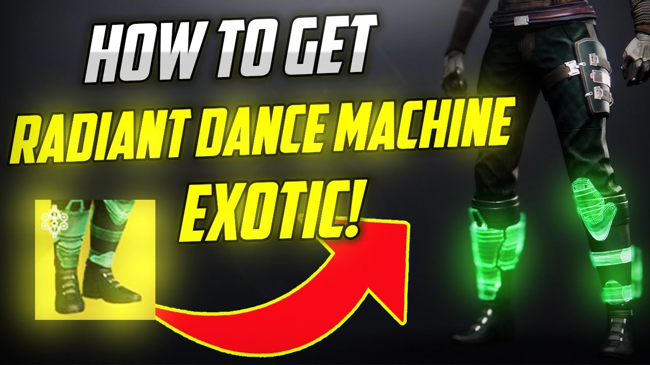 How To Get Radiant Dance Machines (NEW HUNTER EXOTIC) | Destiny 2 Season of The Lost