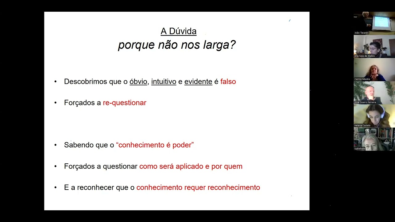 A Dúvida na Génese do Conhecimento