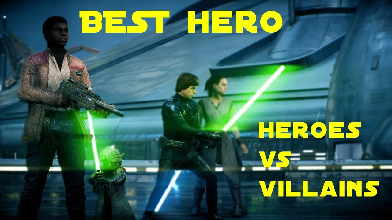 BATTLEFRONT 2 | AWESOME HEROES VS VILLAINS MATCH | FINN GAMEPLAY