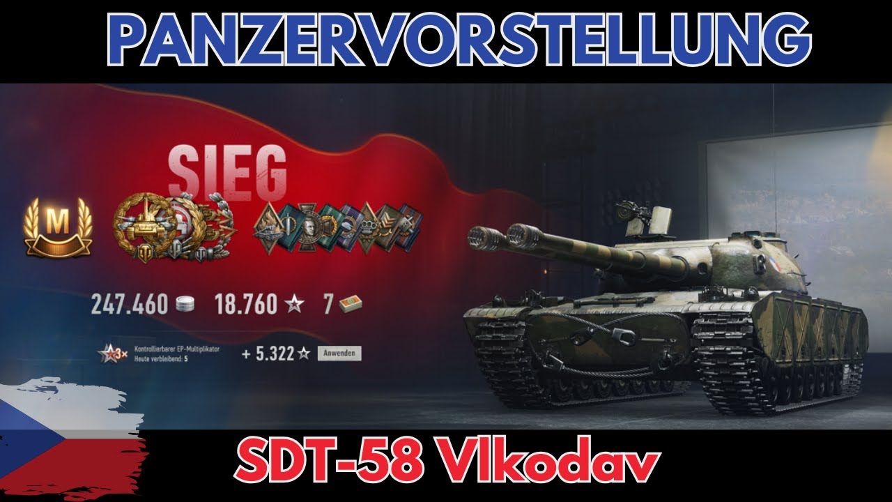 Panzervorstellung SDT-58 Vlkodav [World of Tanks]
