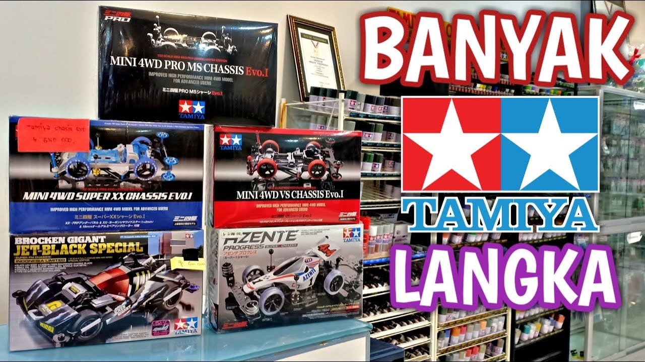 AWAS KHILAF | BANYAK TAMIYA LANGKA YANG DIJUAL DISINI ( AZENTE PROGRESS & BROCKEN GIGANT JET BLACK )