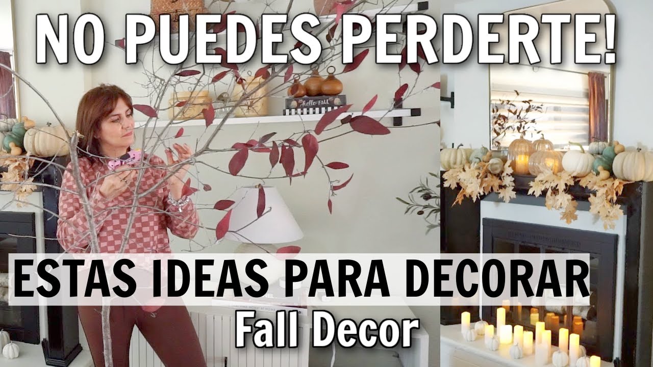 WOW! TENIA QUE HACERLO! DECORACIÓN de mi CASA EN OTOÑO 🍁 Ideas para DECORAR | Fall Decor Ideas