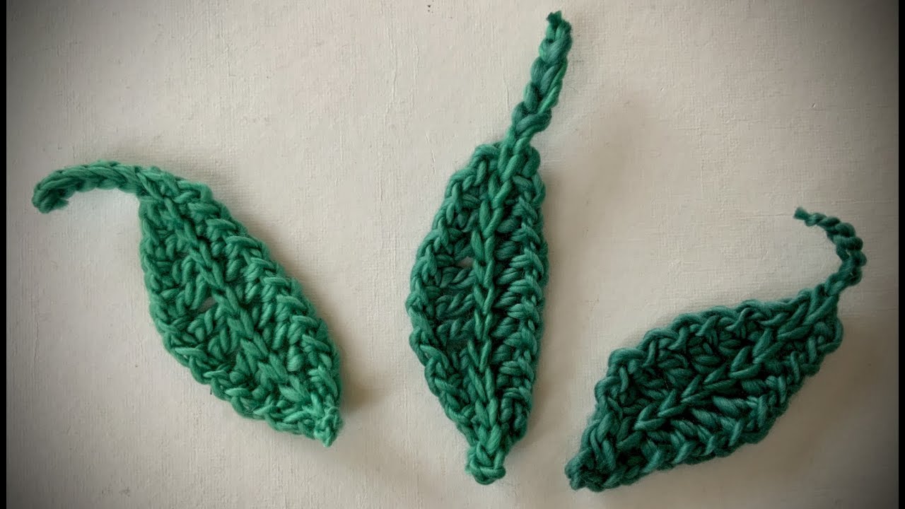 schnelle Blätter 🍃 häkeln #häkeln #crochet