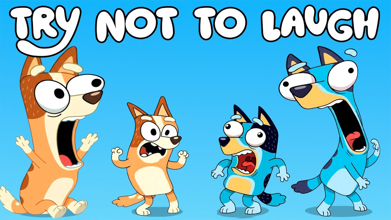 BLUEY - Best TRY NOT TO LAUGH - COMPILATION 🤣 [YTP] parody