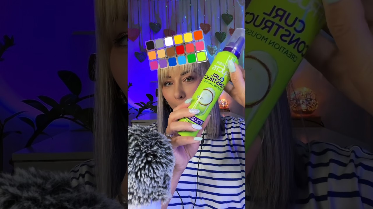 ASMR Color challenge 🤭💕 #asmr #relax #sleepaid #asmrvideo #relaxing #tingly #asmrsounds